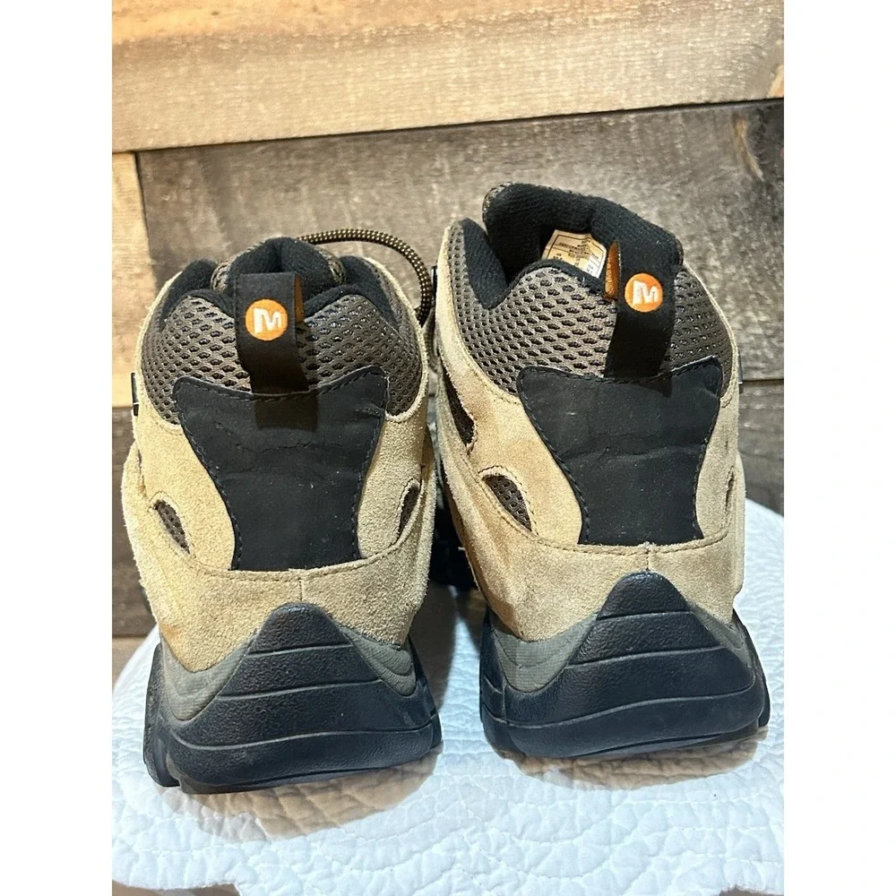 Merrell Moab 3 Hiking‎ Boots Men's 10.5 Earth Mid Waterproof Camping J88623
